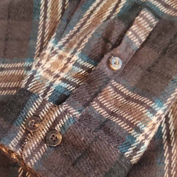 RVCA Flannel SZ Mens LG NWT - Picture 8 of 8